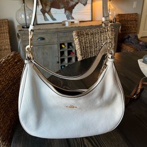 Coach ladies leather purse….off-white or bone color